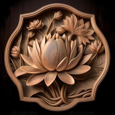 3D model lotus (STL)